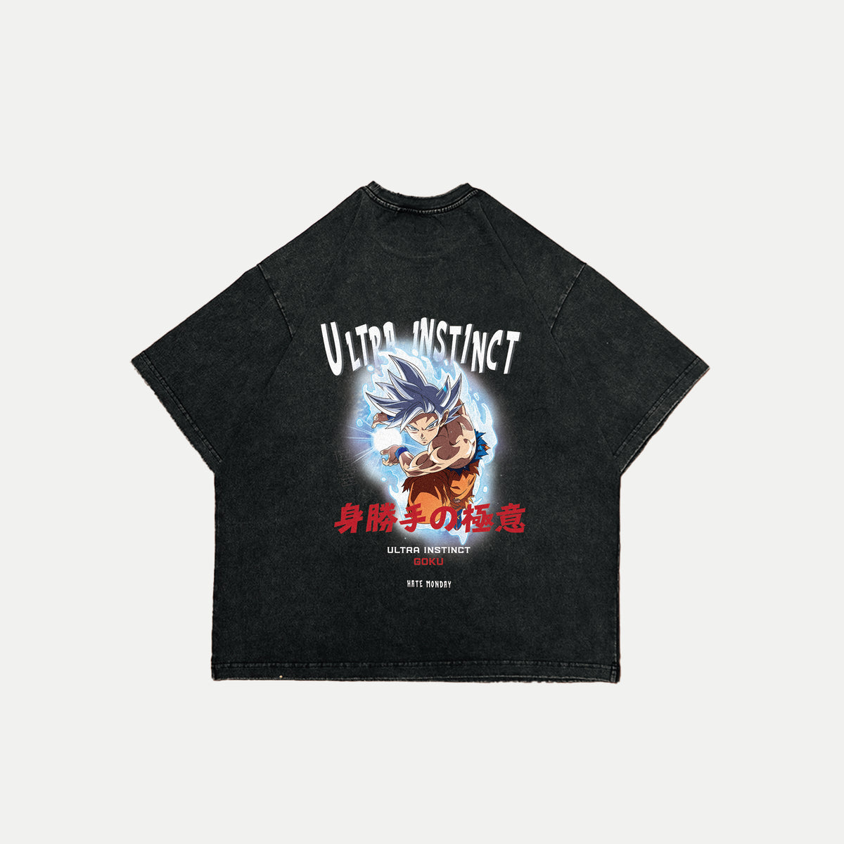 UL GOKU Washed Oversized Graphic T-Shirt