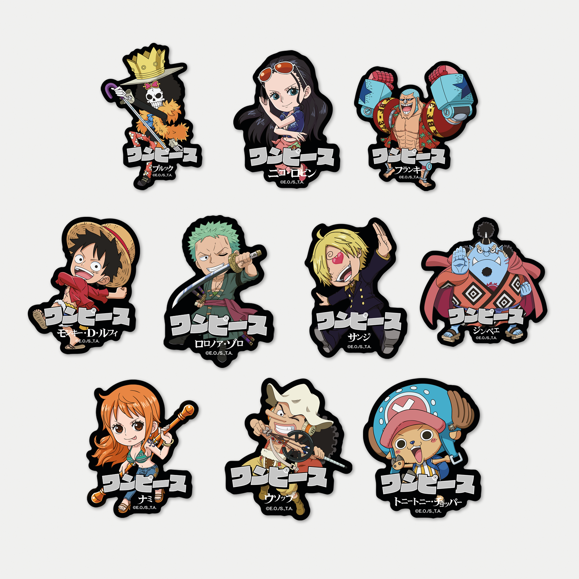 ワンピース - 光沢ステッカー