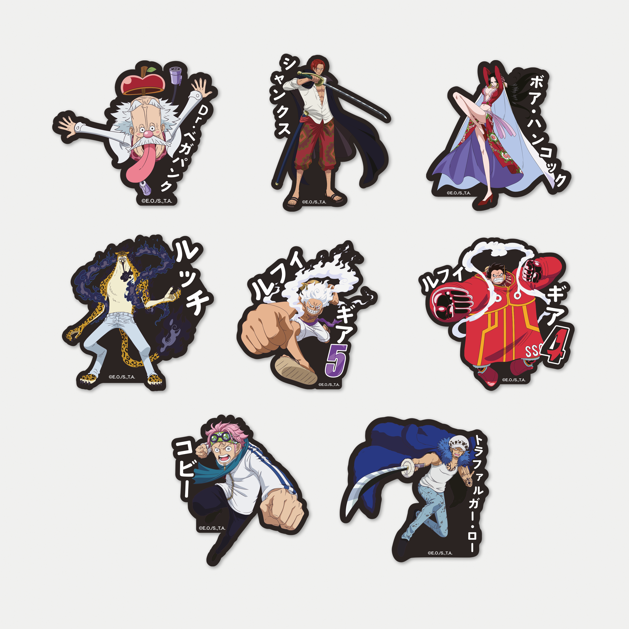 ワンピース - 光沢ステッカー