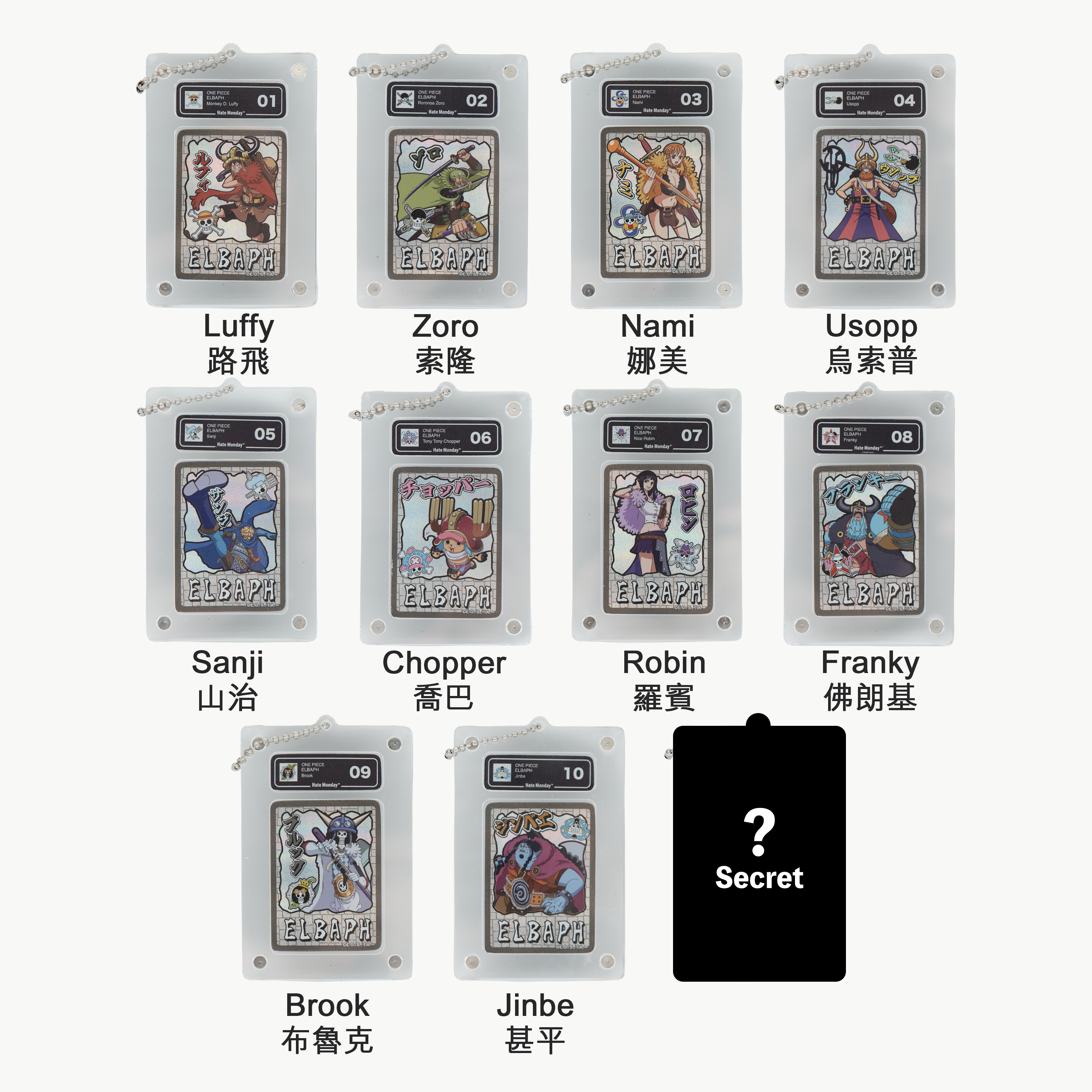 Elbaph Grade Card Keychain (Blind Box)