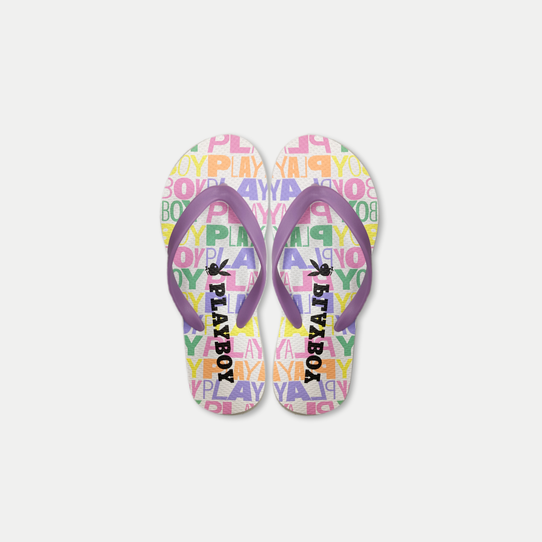 Monogram Pattern Slippers
