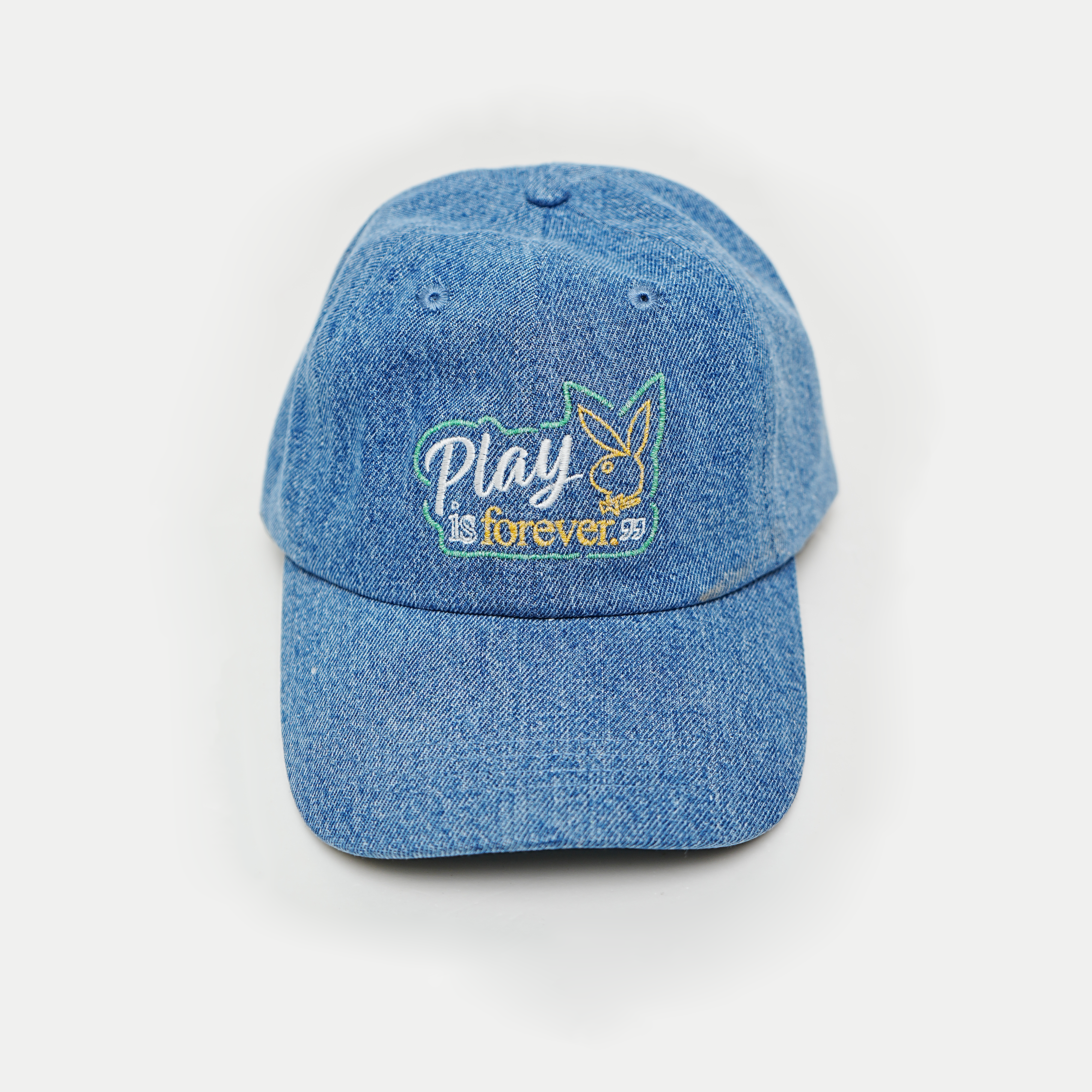 Neon Logo Denim Cap