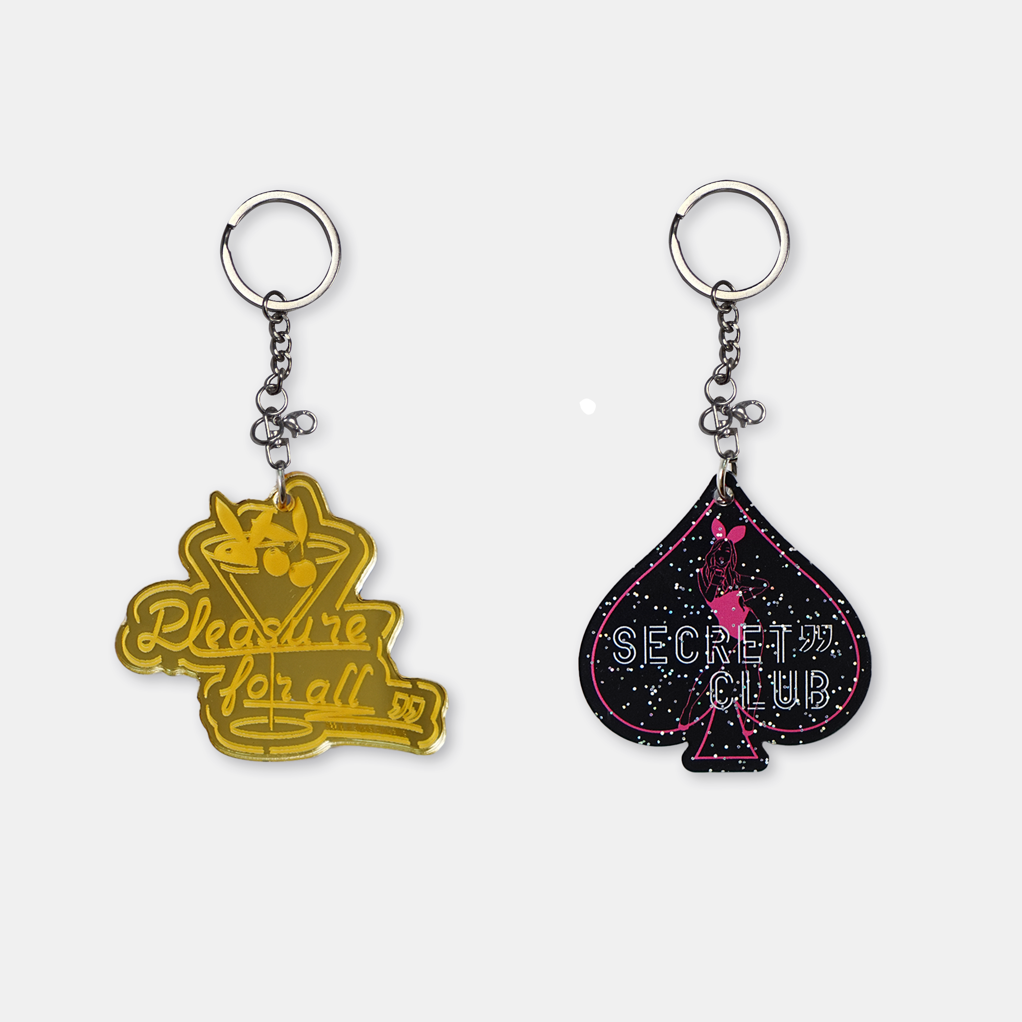 Acrylic Mirror Keychain