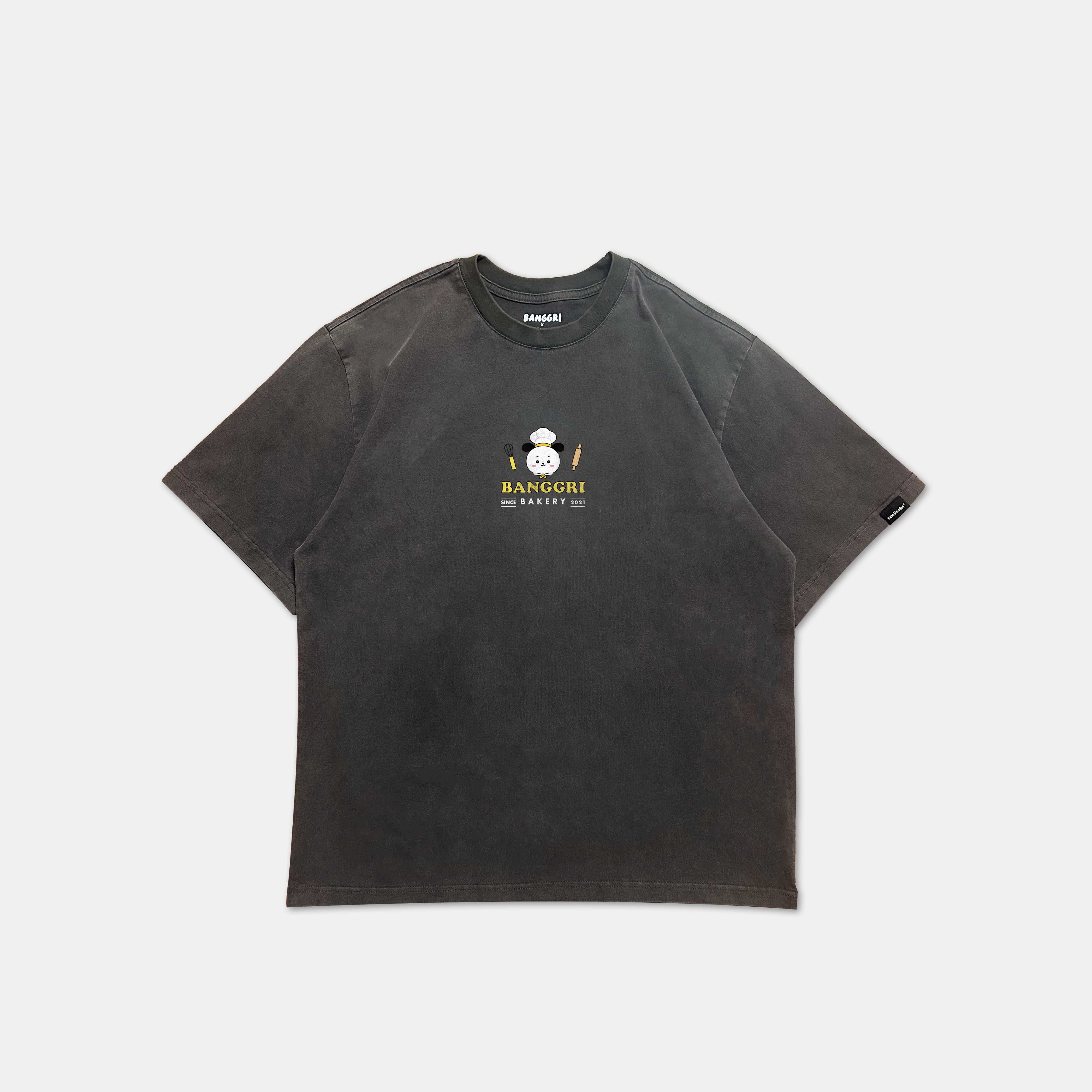 Banggri Bakery Washed Regular Graphic T-Shirts