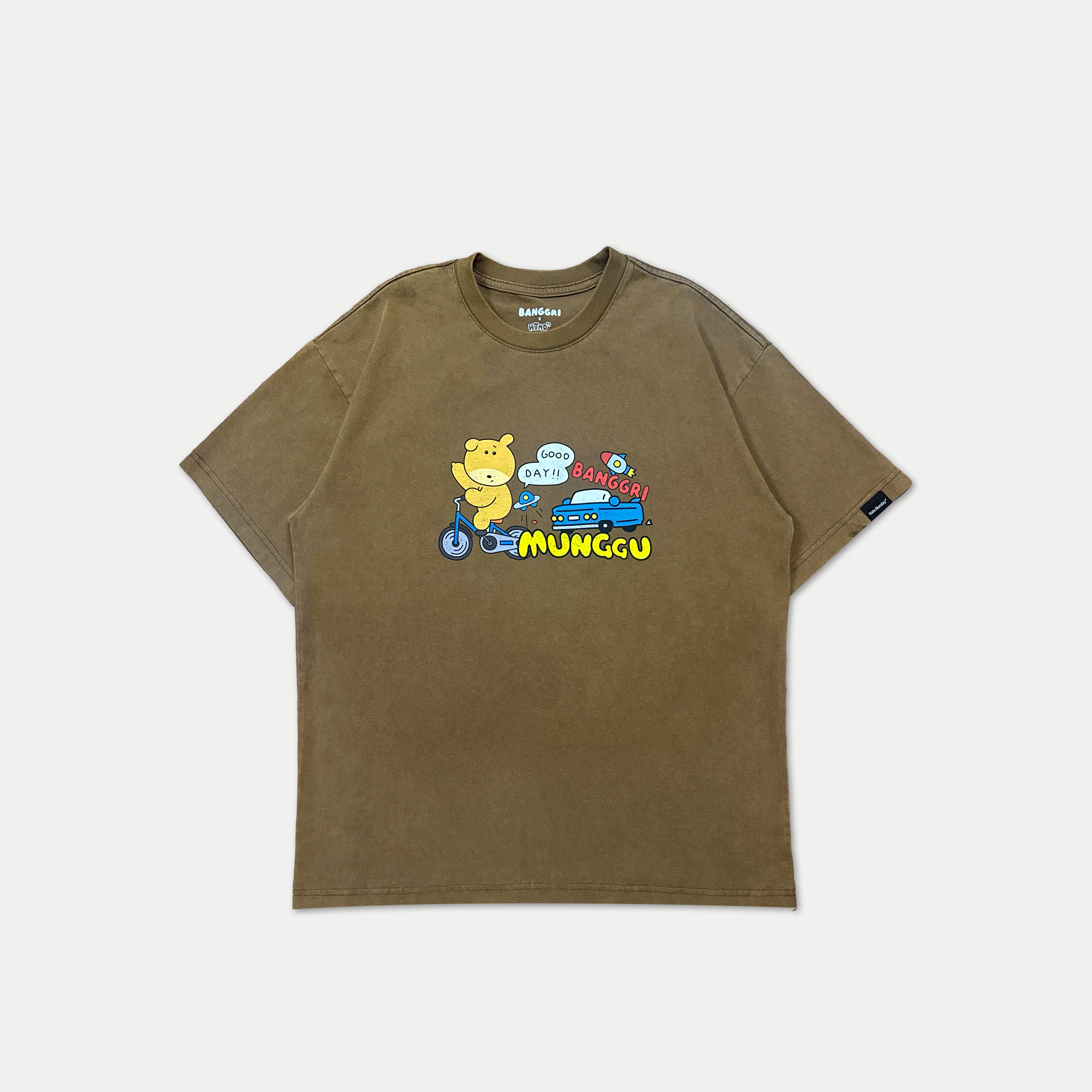 Munggu Washed Oversized Graphic T-Shirts