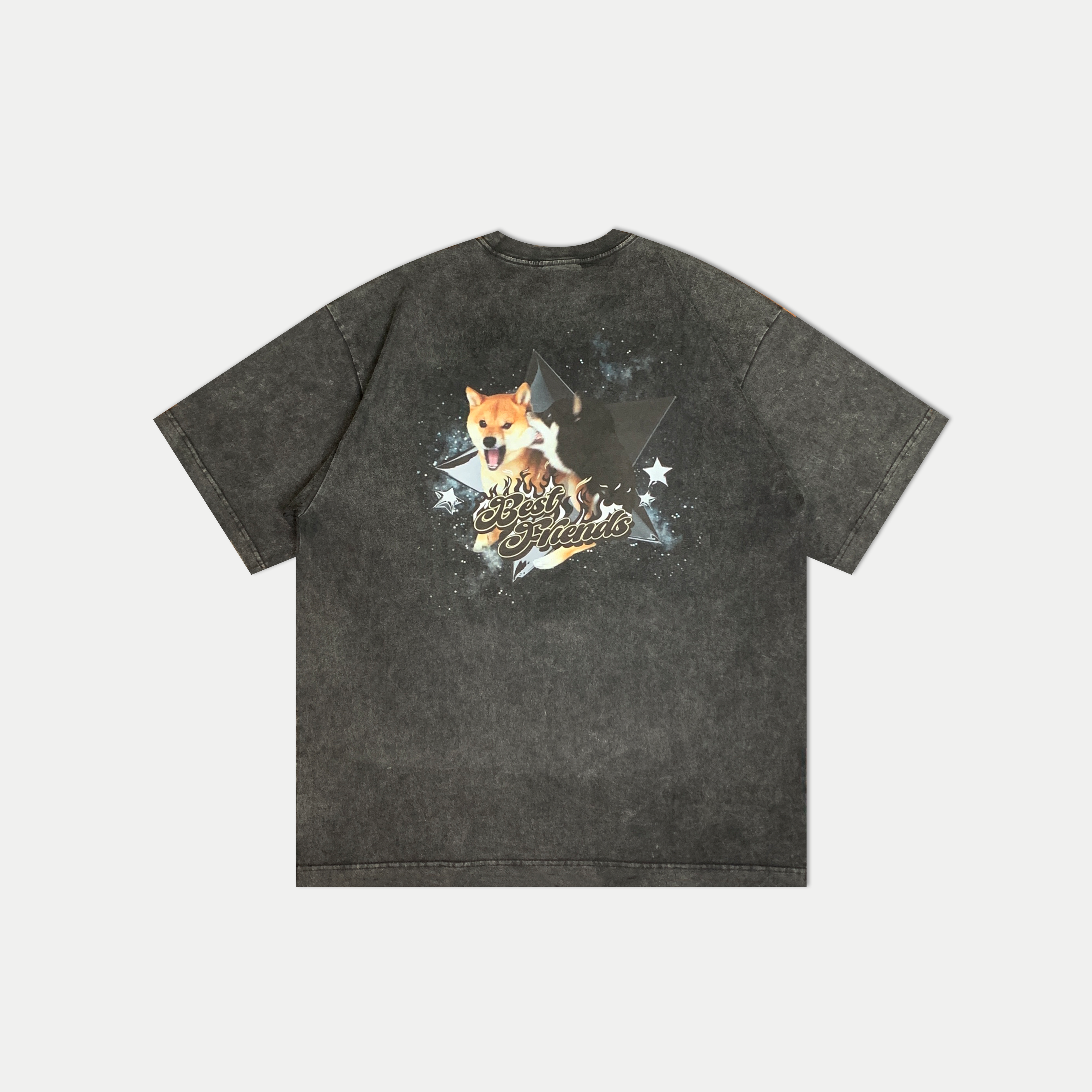 Hate Monday'' - Washed Bast Friend Graphic T-Shirt