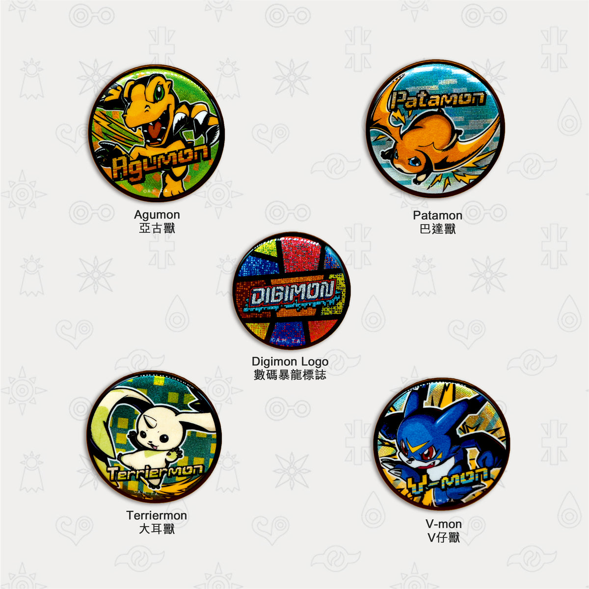 Rookie Badge Pack ( 5 Pcs Set )