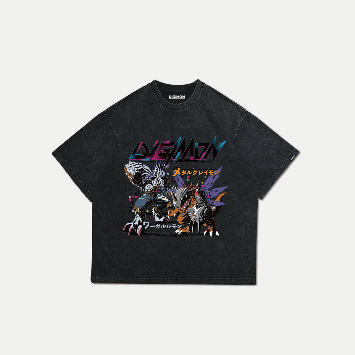 Ultimate Couple Washed Oversized Graphic T-Shirt